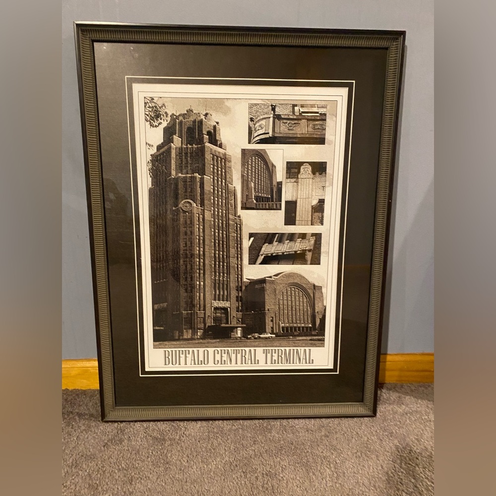 Buffalo Central Terminal Framed Art Print